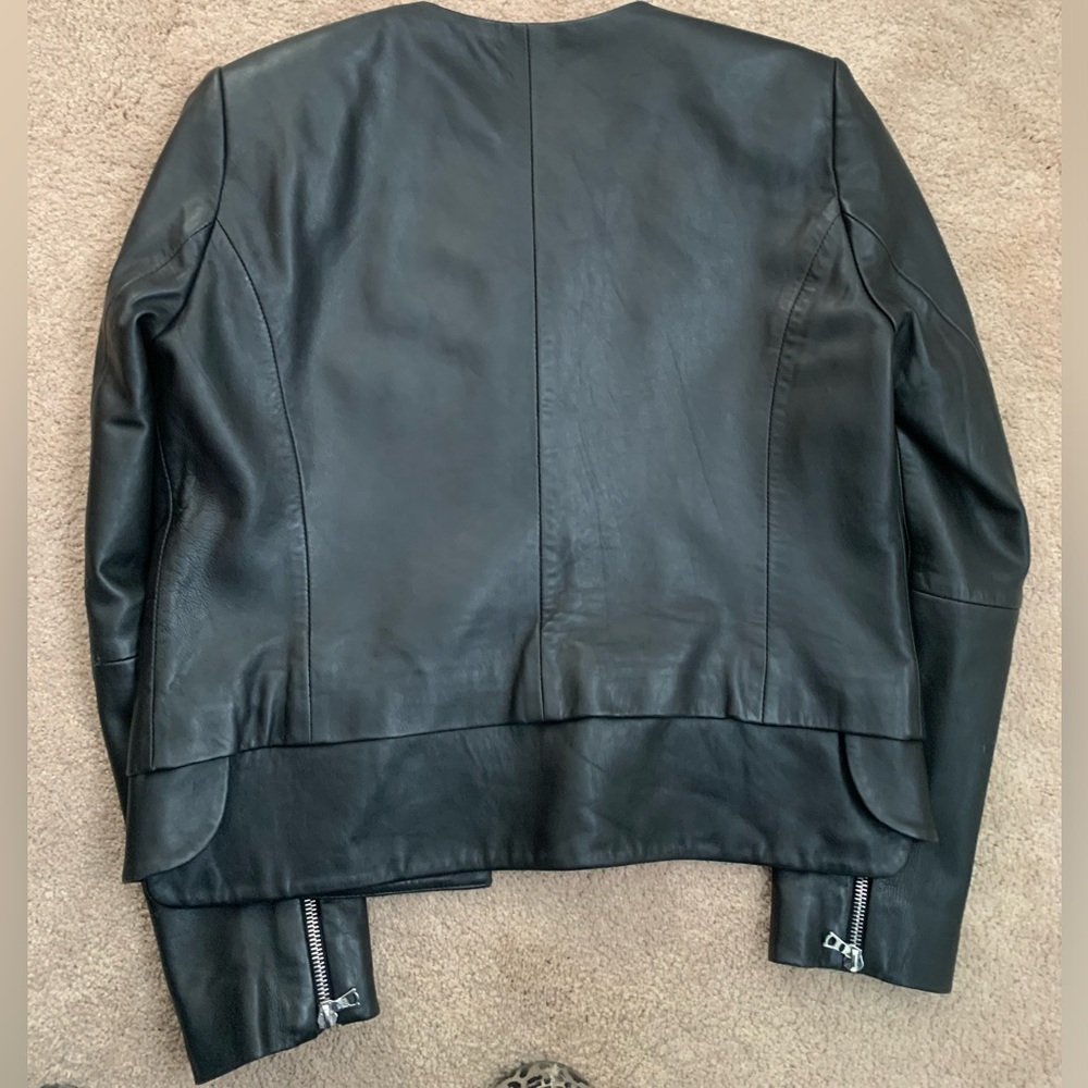 Sandro leather jacket - Picture 2 of 5